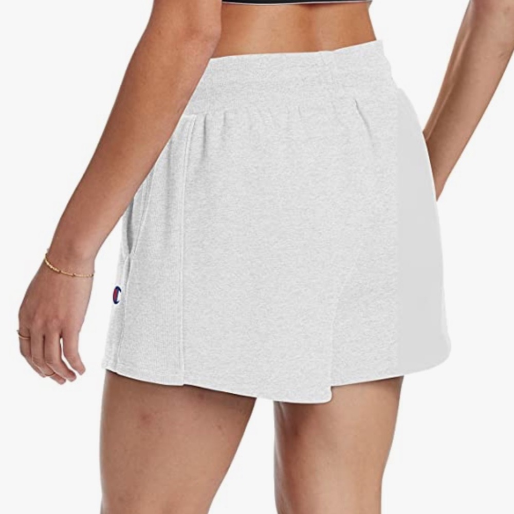 Champion Women’s Fleece Set Shorts Crop Hoodie - Picture 9 of 15